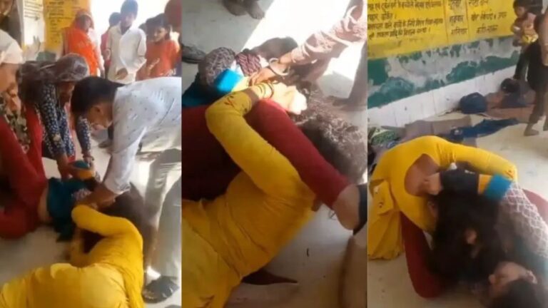 महिला टीचर और सहायिका के बीच आंगनवाड़ी केंद्र में मारपीट का चौंकाने वाला वीडियो वायरल