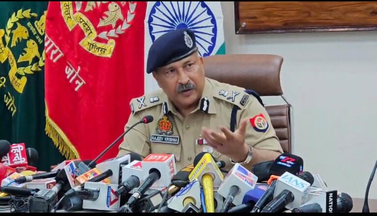 नवनियुक्त UP डीजीपी राजीव कृष्ण की पहली प्रेस कॉन्फ्रेंस – यूपी पुलिस को नई दिशा देने वाले 10 बड़े ऐलान
