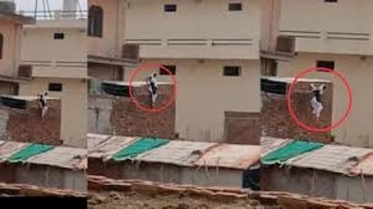 बागपत में होटल से कूदी महिला का वीडियो वायरल, देवर को देख घबराकर लगाई छलांग!