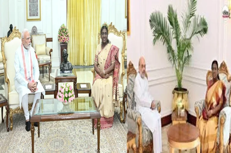 पीएम मोदी और अमित शाह की राष्ट्रपति से अलग-अलग मुलाकात, सियासी गलियारों में बढ़ी हलचल