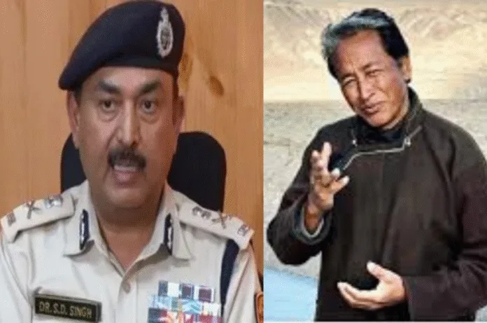 लद्दाख हिंसा:सोनम वांगचुक के पाकिस्तान से संबंधों की जांच जारी:लद्दाख DGP