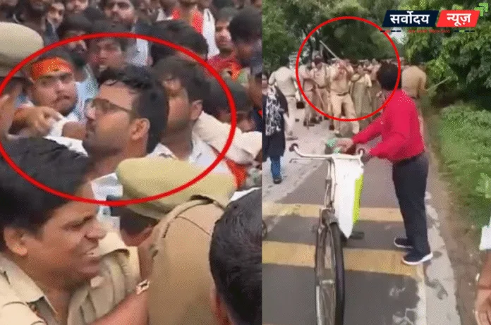 LLB छात्रों पर पुलिस का लाठीचार्ज, CM योगी ने जताई नाराजगी, CO सस्पेंड, जांच के आदेश