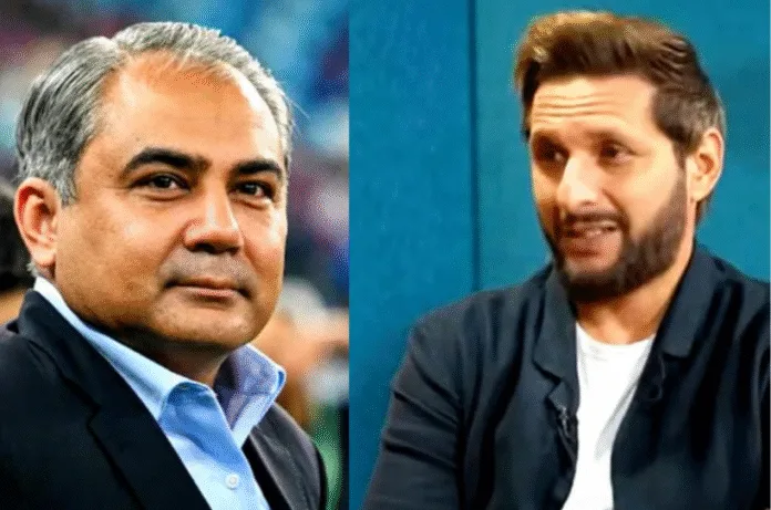 शाहिद अफरीदी का मोहसिन नकवी को अल्टीमेटम: या PCB चेयरमैन बनें रहें या फिर...