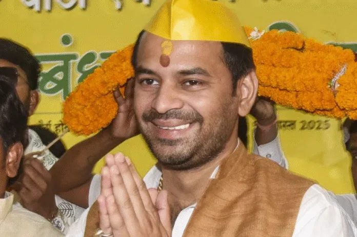 तेज प्रताप यादव को मिली Y+ सिक्योरिटी, गृह मंत्रालय का बड़ा फैसला -बिहार चुनाव के बीच बढ़ाई गई सुरक्षा