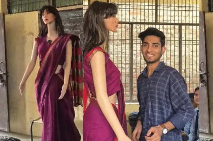 यूपी के 17 साल के छात्र ने बनाया एआई रोबोट टीचर, नाम रखा 'सोफी'-देखें विडियो