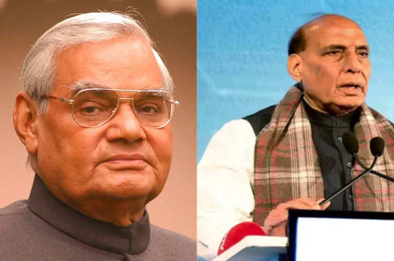 “…और दहेज में चाहिए पाकिस्तान”- अटल जी का दिलचस्प किस्सा राजनाथ ने प्रेरणा स्थल पर सुनाया