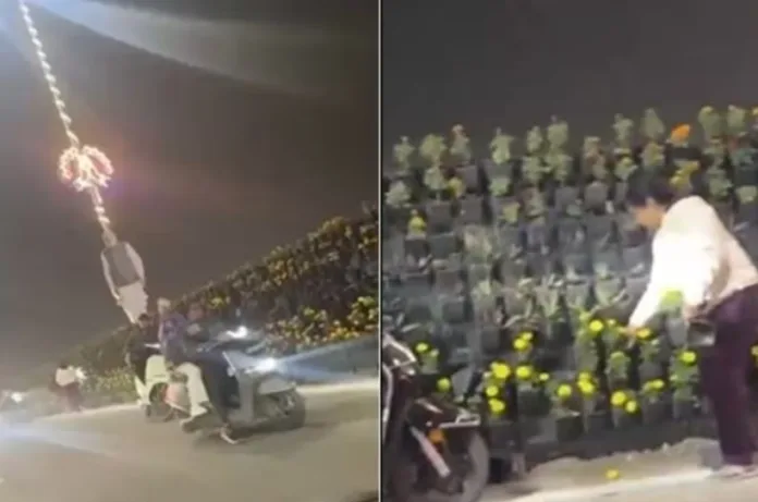VIDEO: पीएम मोदी का कार्यक्रम खत्म होते ही लखनऊ में गमले ले गए लोग, सोशल मीडिया पर वायरल हुआ वीडियो