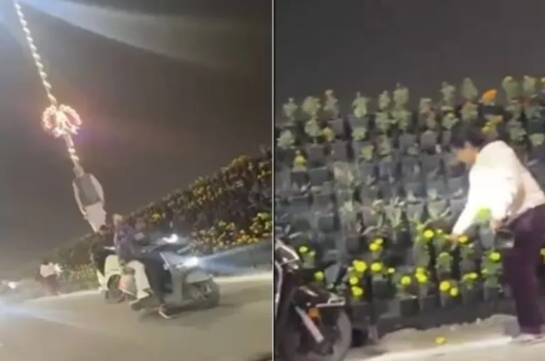 VIDEO: पीएम मोदी का कार्यक्रम खत्म होते ही लखनऊ में गमले ले गए लोग, सोशल मीडिया पर वायरल हुआ वीडियो