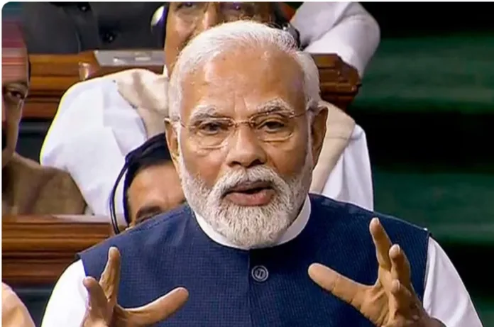लोकसभा में PM मोदी का हमला: “कांग्रेस ने वंदेमातरम् को बांटा, मुस्लिम लीग के दबाव में लिया फैसला”