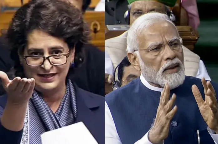 PM के भाषण पर प्रियंका गांधी का कटाक्ष: “भाषण अच्छा, लेकिन तथ्य कमजोर” — वंदे मातरम् चर्चा के बीच उठे सवाल