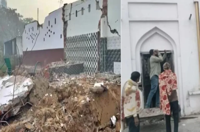 यूपी में मस्जिद और मदरसे पर प्रशासन ने चलाया बुलडोजर , 20 ग्रामीणों को पट्टे मिले