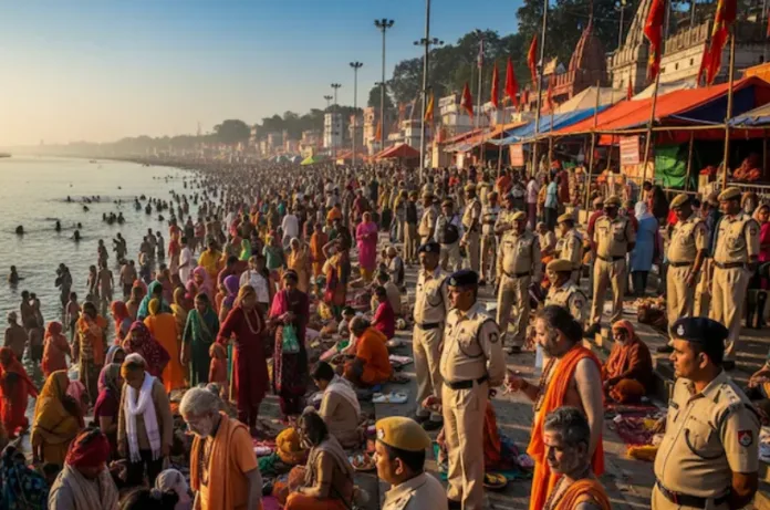 माघ मेला में संतों को जान का खतरा: 152 साधु-संतों ने मांगी सुरक्षा, 75 को मुहैया कराई गई पुलिस सुरक्षा