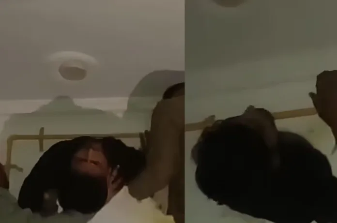 एग्जॉस्ट फैन के रास्ते घर में घुसने की कोशिश, चोर छेद में फंसा; पुलिस ने बाहर निकाला, वीडियो वायरल