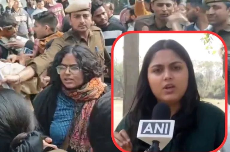DU में UGC समर्थक प्रदर्शन के दौरान महिला पत्रकार से बदसलूकी, कौन हैं रुचि तिवारी?