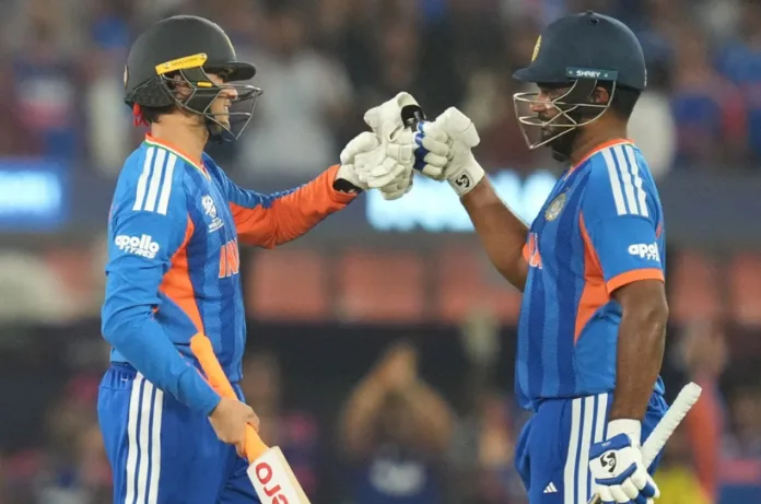 संजू सैमसन-अभिषेक शर्मा का धमाका, टी20 वर्ल्ड कप फाइनल में पहली बार 50+ ओपनिंग साझेदारी