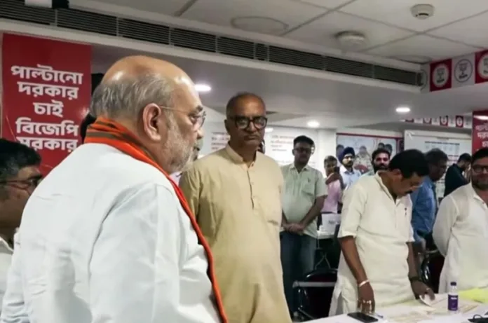 अमित शाह की सभा से पहले चुनाव आयोग का ऐक्शन, हिंजलगंज थाना प्रभारी सस्पेंड