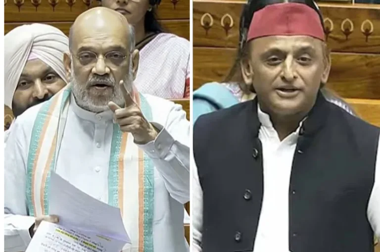 सपा की चले तो घरों की भी जाति तय कर दे; अखिलेश यादव को अमित शाह का करारा जवाब