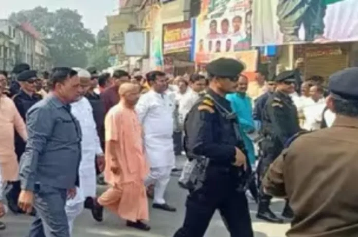 UP News: महिला आरक्षण पर लखनऊ में BJP का शक्ति प्रदर्शन, CM Yogi Adityanath के नेतृत्व में आक्रोश मार्च