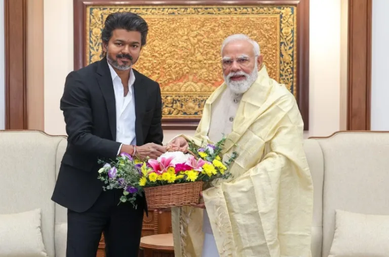 PM मोदी से मिले तमिलनाडु CM विजय, विकास परियोजनाओं और पानी विवाद पर हुई अहम चर्चा