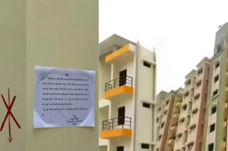 मुख्तार की जमीन पर योगी ने घर बनवाकर गरीबों को दिए थे, लगा ध्वस्तीकरण नोटिस, मचा हड़कंप