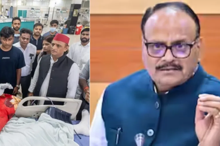 अलीगंज अग्निकांड पर सियासत तेज, ब्रजेश पाठक ने अखिलेश यादव से पूछे कई सवाल