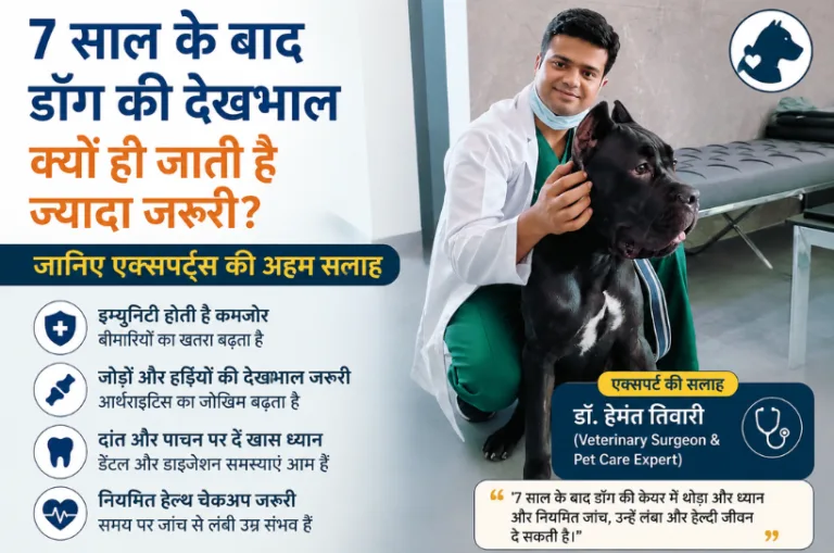 7 साल के बाद डॉग की देखभाल क्यों हो जाती है ज्यादा जरूरी? जानिए एक्सपर्ट्स की अहम सलाह
