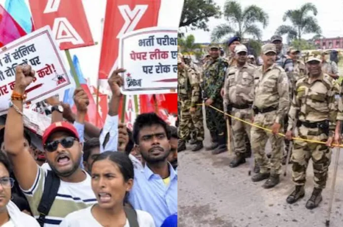 रांची में हजारों छात्रों का विधानसभा मार्च, भारी पुलिस बल तैनात; CGL परीक्षा रद्द और CBI जांच की मांग